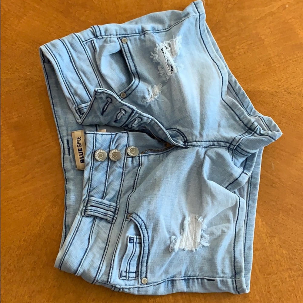 Blue spice shorts